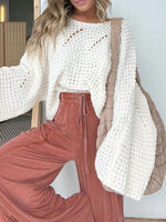 Aitana - Suéter Oversized Calado