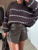 Alba - El Suéter Rayado Oversized