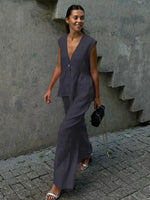 Natalia - Set de Chaleco y Pantalón