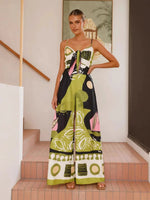 Celia -Mono con Escote Corazón y Cintura Fruncida