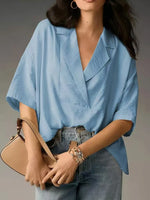 Marina - La Blusa de Cuello Clásico