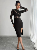 LUNA - Vestido Con Trasparencias